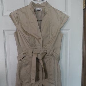 Calvin Klein Tan Dress Size 2